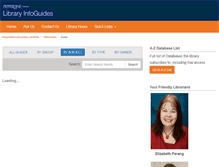 Tablet Screenshot of infoguides.pepperdine.edu