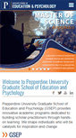 Mobile Screenshot of gsep.pepperdine.edu