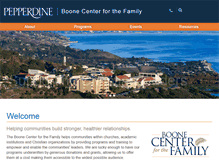 Tablet Screenshot of family.pepperdine.edu